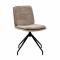 Kick swivel chair Aron - Taupe