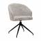 Kick swivel chair Merle - Grey