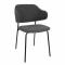 Kick dining chair Ella - Dark Grey