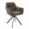 Kick swivel chair Luc - Dark Grey