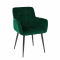 Kick Rev Dining Chair - Velvet - Dark Green