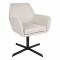 Kick swivel chair Viktor Texture - Champagne