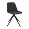 Kick swivel chair Yani - Black