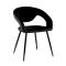 Kick Lenn Dining Chair - Velvet - Black