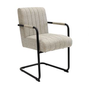 Kick Isa Tubular Frame Chair - Beige