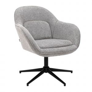 Kick swivel armchair Lux - Grey