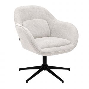 Kick swivel armchair Lux - Champagne