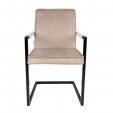 Kick Armchair JIM - Velvet - Champagne