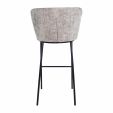 Kick bar stool Bo - Grey