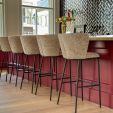 Kick bar stool Bo - Dark Grey