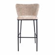 Kick bar stool Bo - Champagne