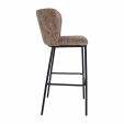 Kick bar stool Bo - Taupe