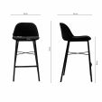 Kick Bar Stool Joel - Black