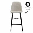 Kick Bar Stool Lara - Champagne