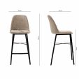 Kick Bar Stool Lara - Beige