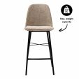 Kick Bar Stool Lara - Beige