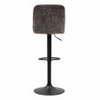 Kick Bar Stool Liam - Dark Grey