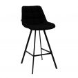 Kick Bar Stool Reza - Black