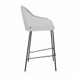 Kick bar stool Suus - Grey