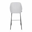 Kick bar stool Suus - Grey