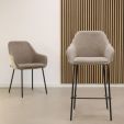 Kick bar stool Suus - Grey