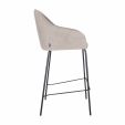 Kick bar stool Suus - Taupe