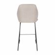 Kick bar stool Suus - Taupe