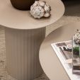 Kick side table Tilo - L - Beige