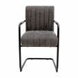 Kick Isa Tubular Frame Chair - Dark Grey