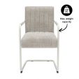 Kick Isa Tubular Frame Chair - Beige