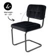 KICK IVY Tubular Frame Chair - Black