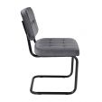 KICK IVY Tubular Frame Chair - Dark Grey