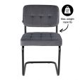 KICK IVY Tubular Frame Chair - Dark Grey