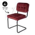KICK IVY Tubular Frame Chair - Red