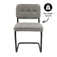 Kick Yves Tubular Frame Chair - Grey