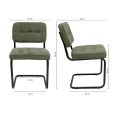 Kick Yves Tubular Frame Chair - Green