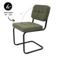 Kick Yves Tubular Frame Chair - Green