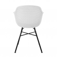 Set of 4 KICK INDY Garden Chair - White