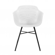 Set of 4 KICK INDY Garden Chair - White