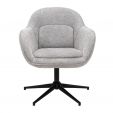 Kick swivel armchair Lux - Grey