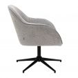 Kick swivel armchair Lux - Grey