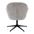 Kick swivel armchair Lux - Grey