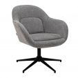 Kick swivel armchair Lux - Dark Grey