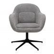 Kick swivel armchair Lux - Dark Grey