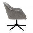 Kick swivel armchair Lux - Dark Grey