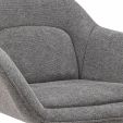 Kick swivel armchair Lux - Dark Grey