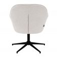 Kick swivel armchair Lux - Champagne