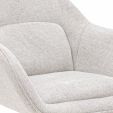 Kick swivel armchair Lux - Champagne