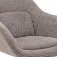 Kick swivel armchair Lux - Taupe