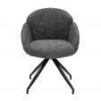 Kick swivel chair Aiko - Dark Grey